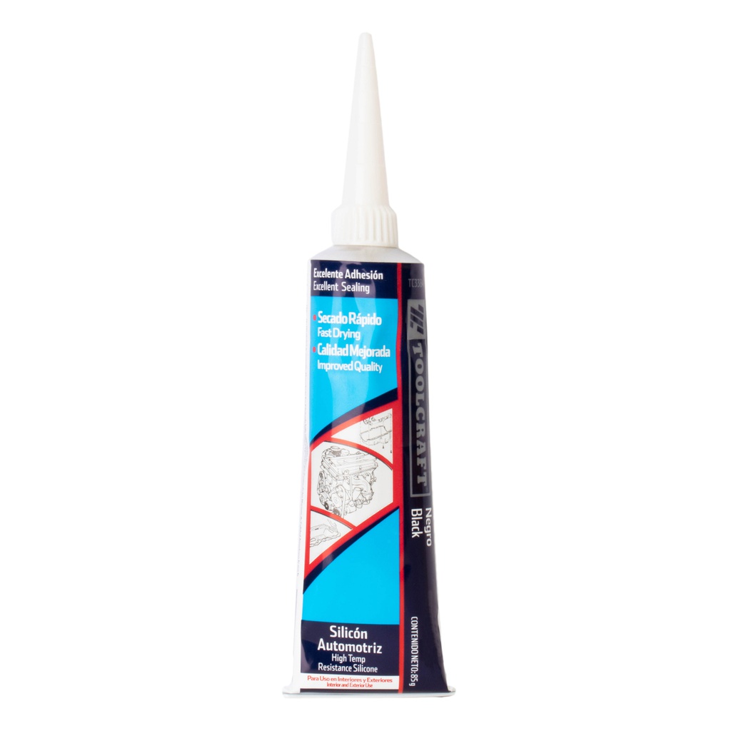 SILICON USO AUTOMOTRIZ NEGRO70GR.