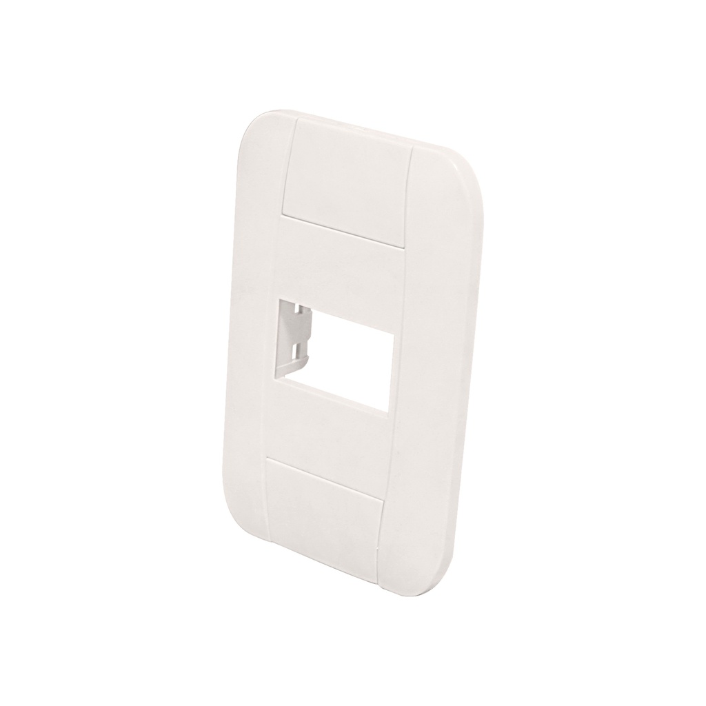 PLACA PLASTICA 1 VENTANA COLORBEIGE