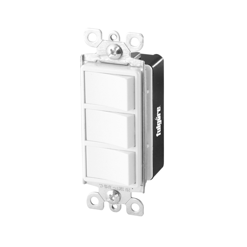 APAGADOR TRIPLE PARA PLACA PLASTICA