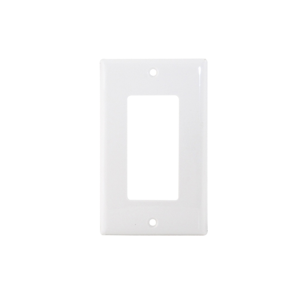 PLACA PLASTICA 3 VENTANAS COLO R BLANCO