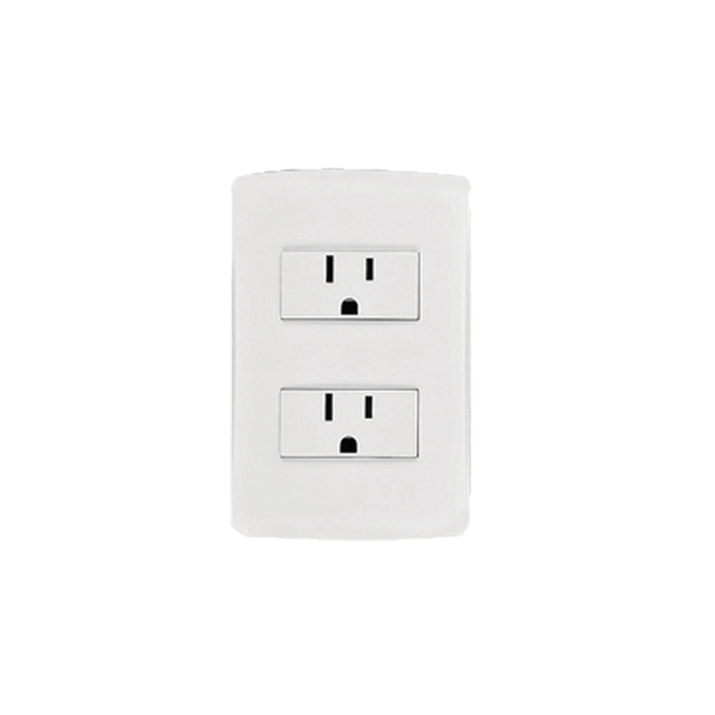 PLACA 2 CONTACTOS ATERRIZADOS HABITAT