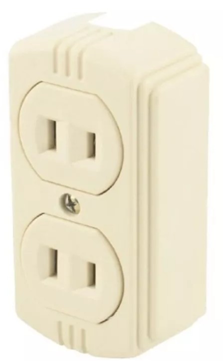 CONTACTO DUPLEX DE SUPERFICIESENCILLO