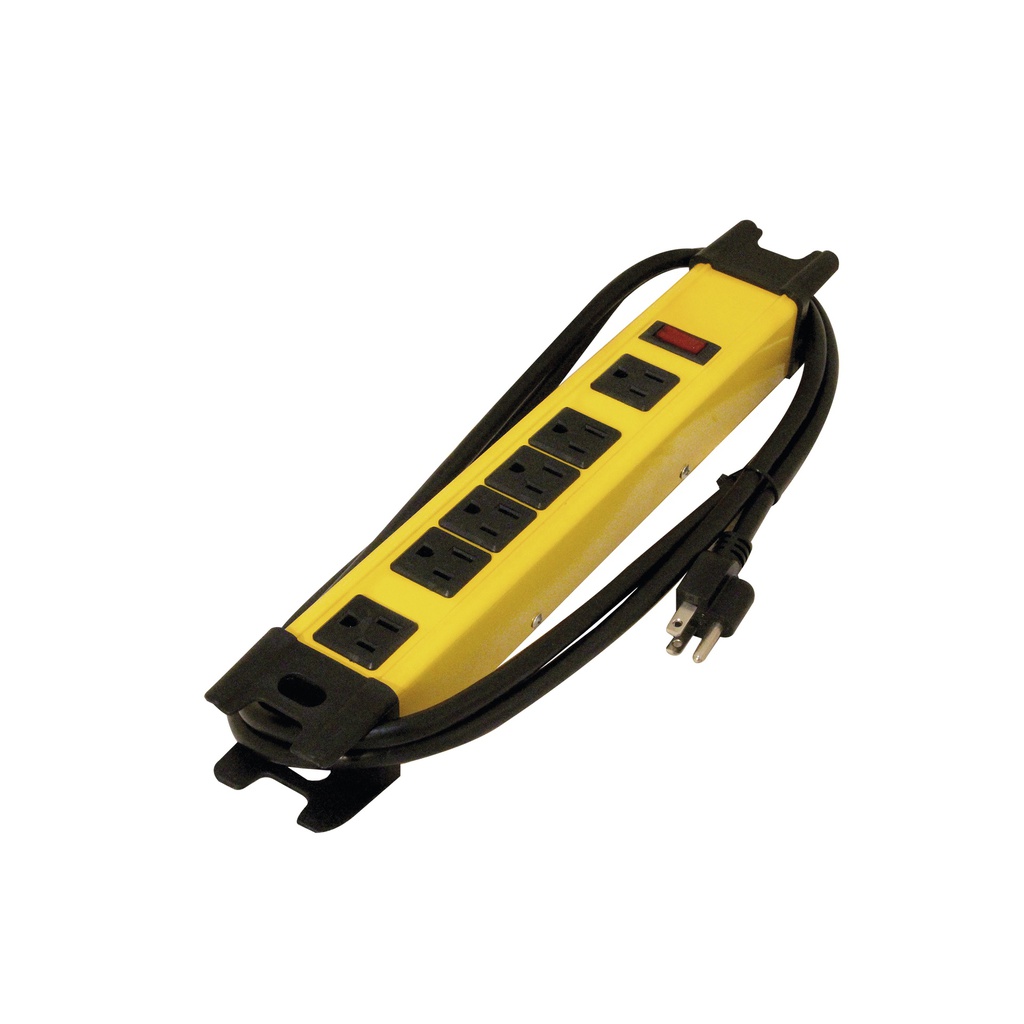 BARRA MULTICONTACTO 6 TOMAS ATERRIZADAS