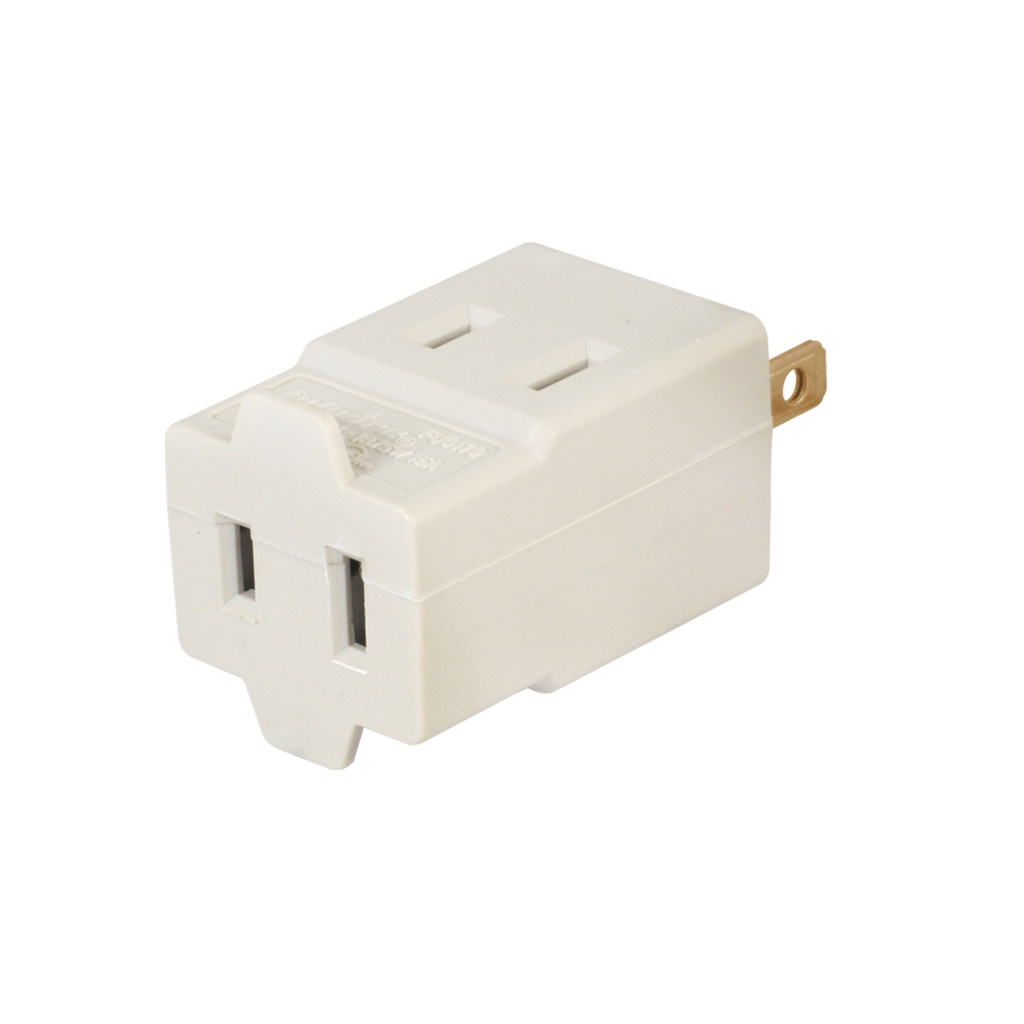 MULTICONTACTO TRIPLE POLARIZADO BLANCO