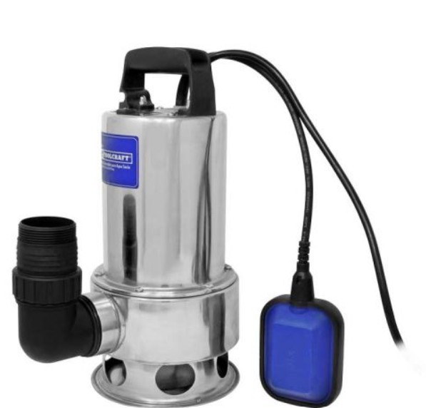 BOMBA SUMERGIBLE ACERO INOXIDABLE AGUA SUCIA USO RUDO 1HP