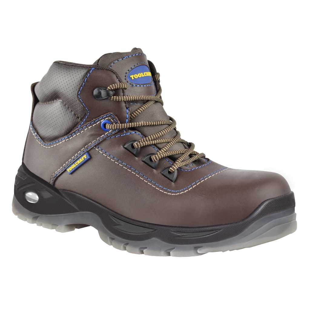 BOTA PREMIUM CON CASQUILLO # 6  COLOR CAFE