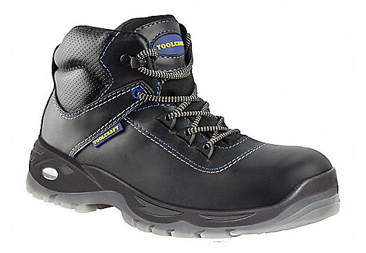 BOTA PREMIUM CON CASQUILLO # 9 COLOR NEGRO     