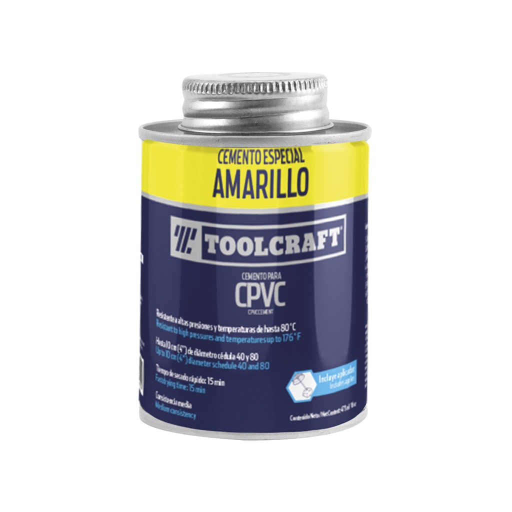CEMENTO PARA CPVC 4OZ/AMARILLO