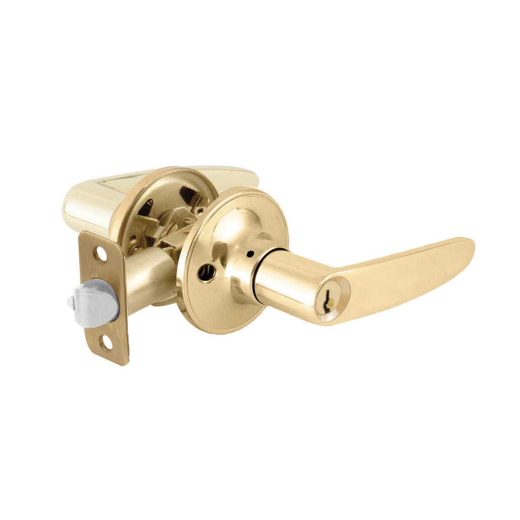CERRADURA DE MANIJA OXFORD RECAMARA LATON BRILLANTE