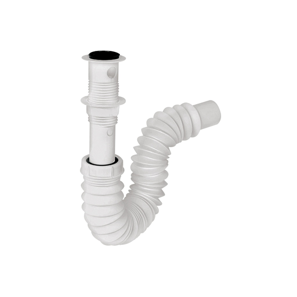 CESPOL FLEXIBLE TIPO P LAVABO 1 1/4&quot;