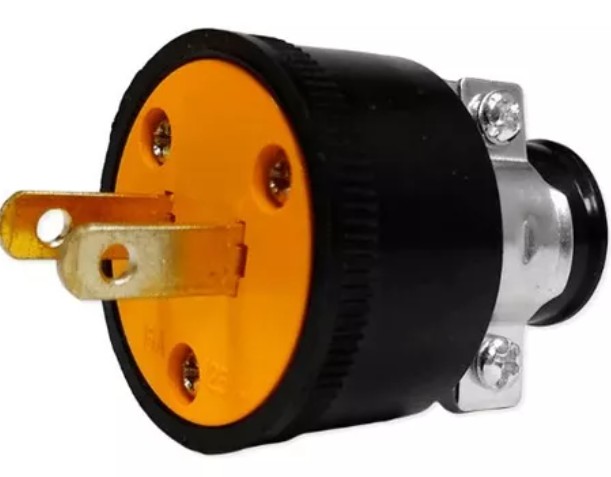 CLAVIJA DE HULE REDONDA CON ABRAZADERA