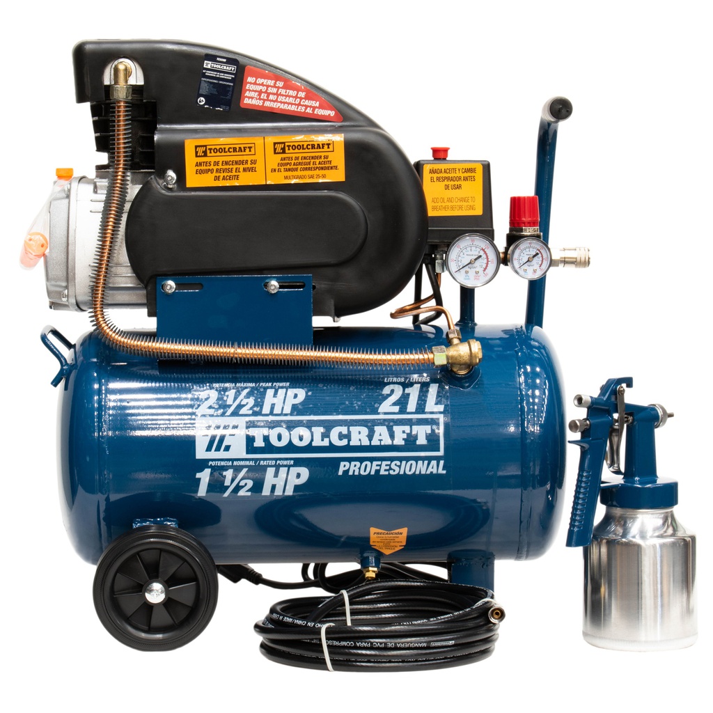 COMPRESOR DE AIRE HORIZONTAL2HP 24L