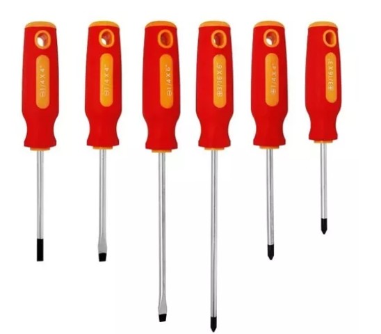 DESARMADORES JUEGO 6 PIEZAS