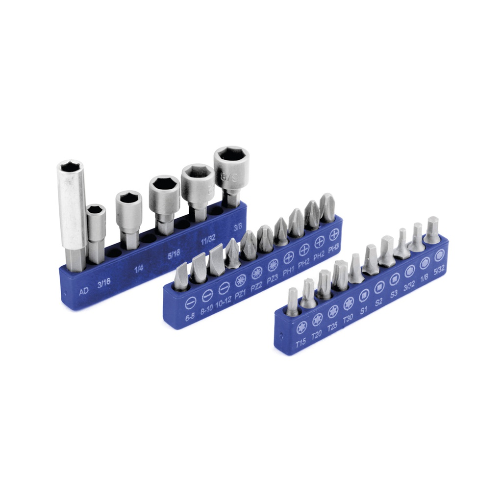 PUNTAS 1/4&quot; DESARMADOR JUEGO 29 PIEZAS