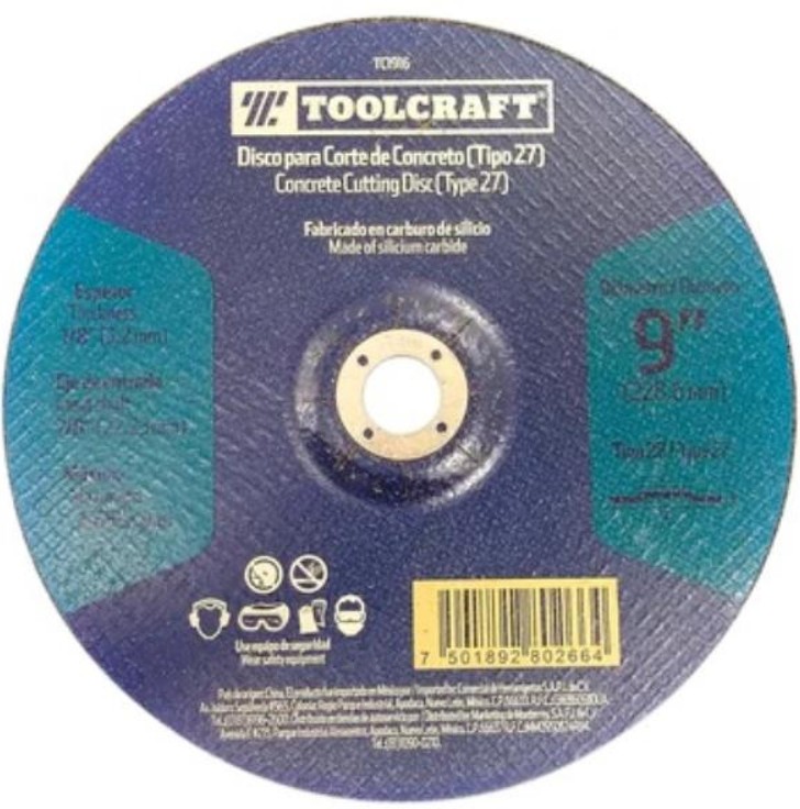 DISCO CORTE DE CONCRETO 9"