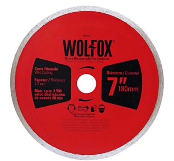 DISCO DIAMANTADO CORTE CONTINUO 7"