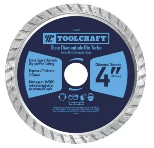 DISCO DIAMANTADO DE CORTE TURBO 4 1/2&quot;