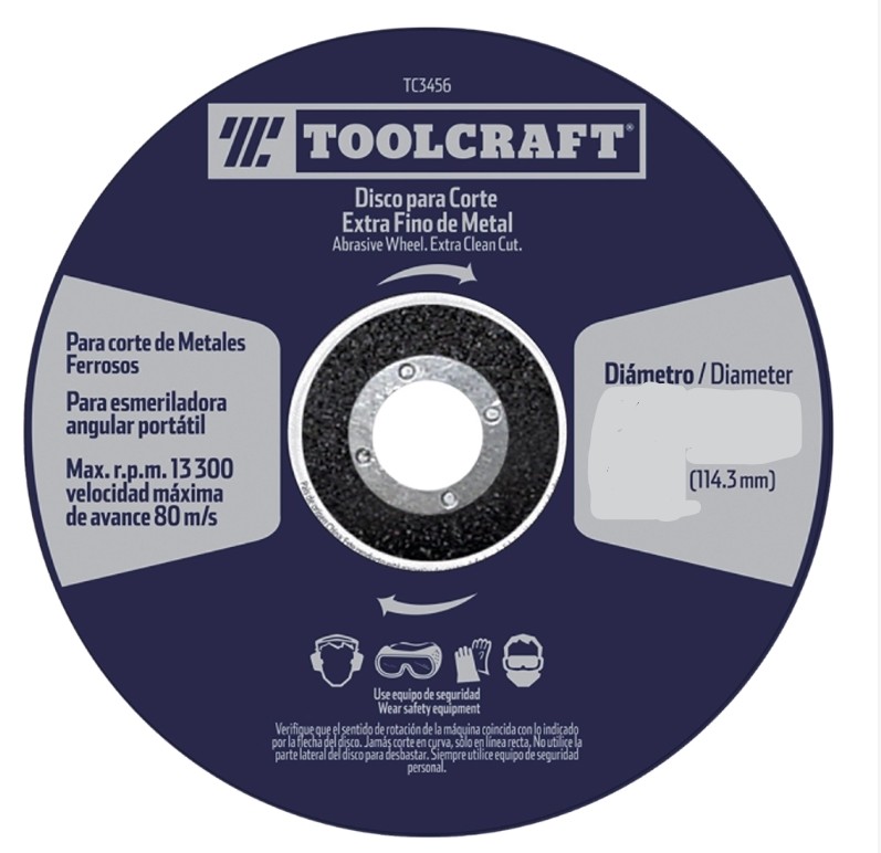 DISCO PARA CORTE EXTRAFINO DEMETAL 7" 1.5MM