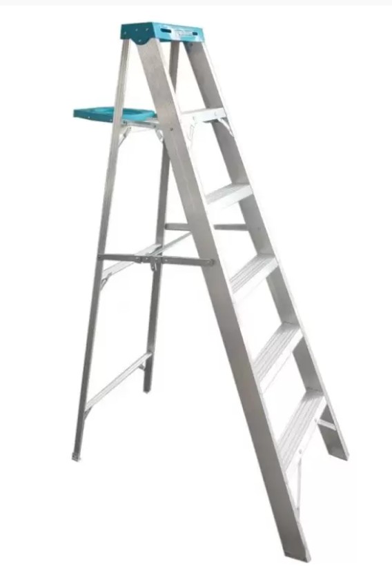 ESCALERA TIJERA DE ALUMINIO   TIPO III 5 ESCALONES          