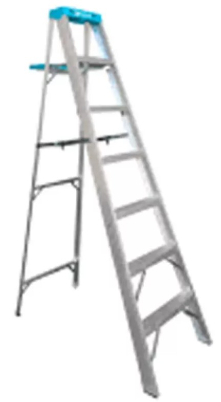 ESCALERA TIJERA DE ALUMINIO   TIPO III 6 ESCALONES          