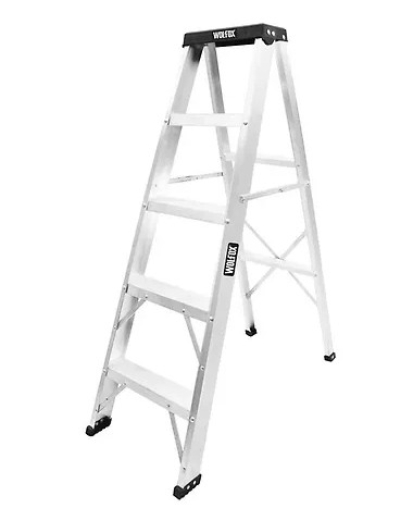 ESCALERA TIJERA DE ALUMINIO S/CHAROLA TIPO III 3 ESCALONES