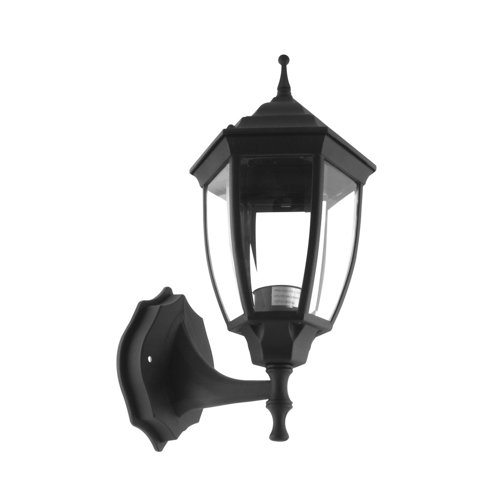 FAROL DE PARED SOPORTADO NEGRO