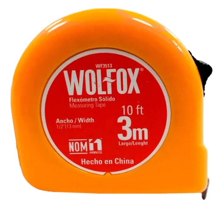FLEXOMETRO 3M X 12.7MM (1/2") TARJETA CON 12PZ COLORES SURTIDOS