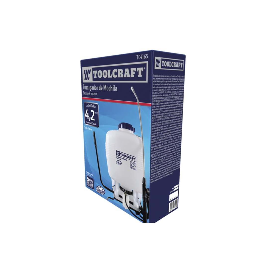 FUMIGADOR DE MOCHILA 15L(4.2 GAL)