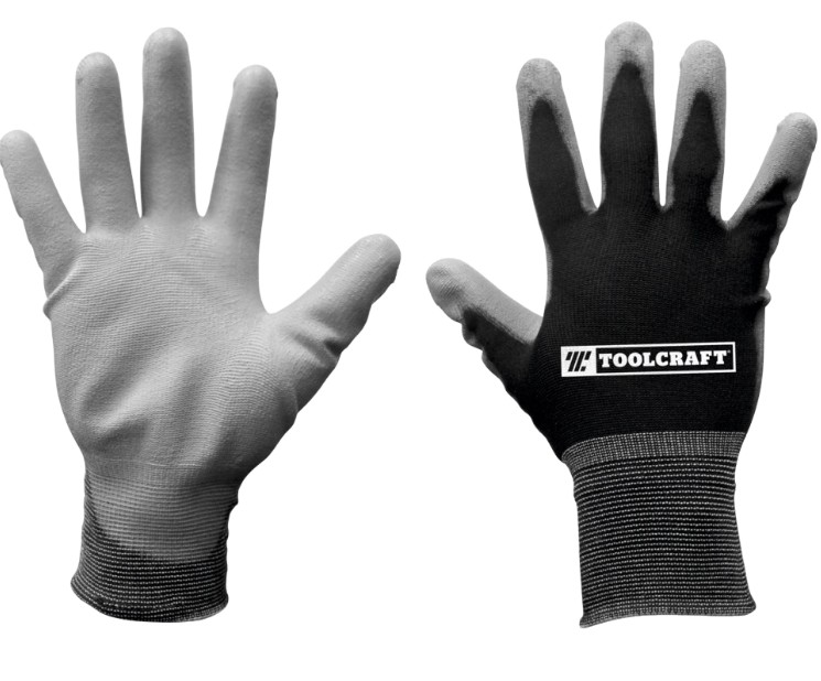 GUANTES DE NYLON ELASTICO RECUBIERTO DE POLIURETANO GRANDES