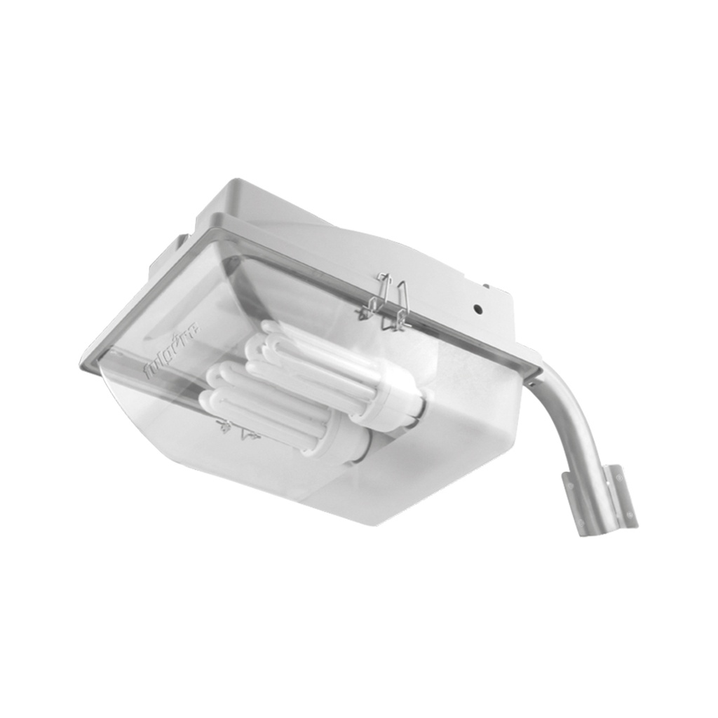 LUMINARIO SUBURBANO AHORRADOR2X36W BRAZO FOTOCELDA
