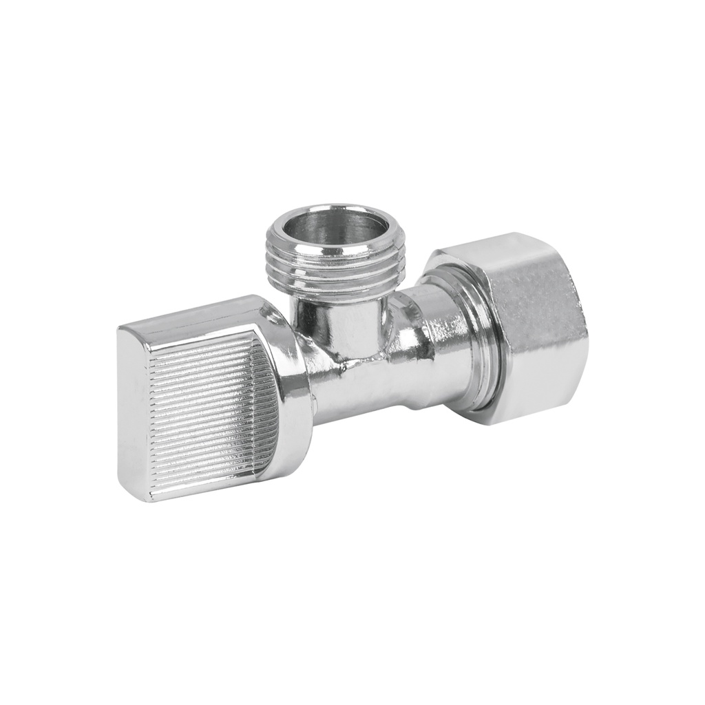 LLAVE ANGULAR 1/4 VUELTA TIPO BARRIL 1/2" X 1/2"