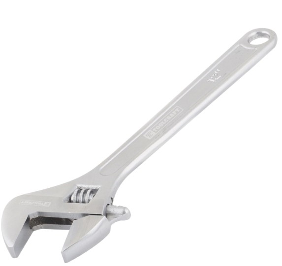 LLAVE PERICA CROMADA 10"