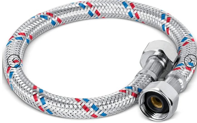 MANGUERA FLEXIBLE ALUMINIO AGUA 1/2&quot;X 7/8&quot; 50CM