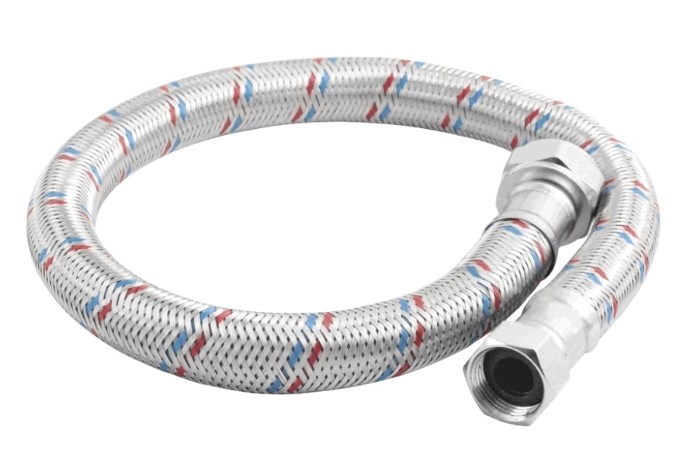 MANGUERA FLEXIBLE DE A. INOXIDABLE P/BOILER 60CM 3/4&quot; X 3/4&quot;