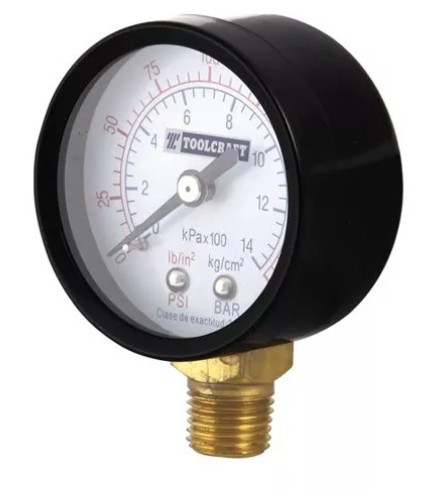 MANOMETRO 0-200 PSI
