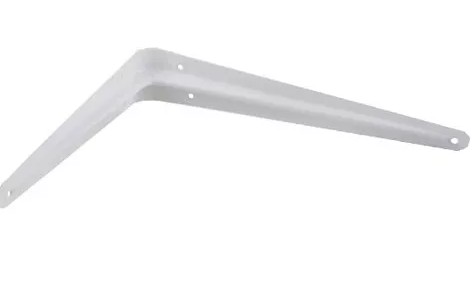 MENSULA PARA ESTANTE BLANCA 10" X 12"