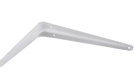 MENSULA PARA ESTANTE BLANCA 6&quot;X 8&quot;