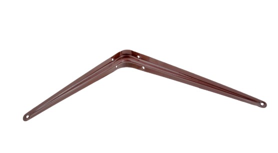 MENSULA PARA ESTANTE CAFE 12"X 14"