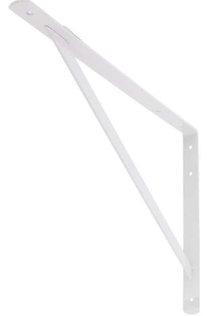 MENSULA REFORZADA BLANCA 13'' X 20''                        