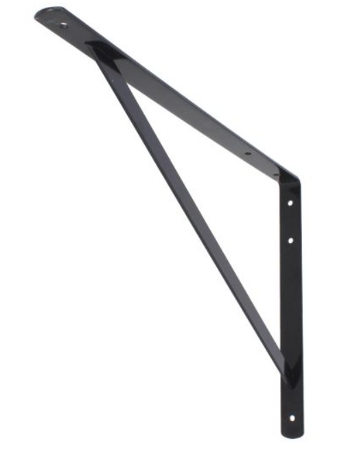 MENSULA REFORZADA NEGRA 13''  X 20''                        