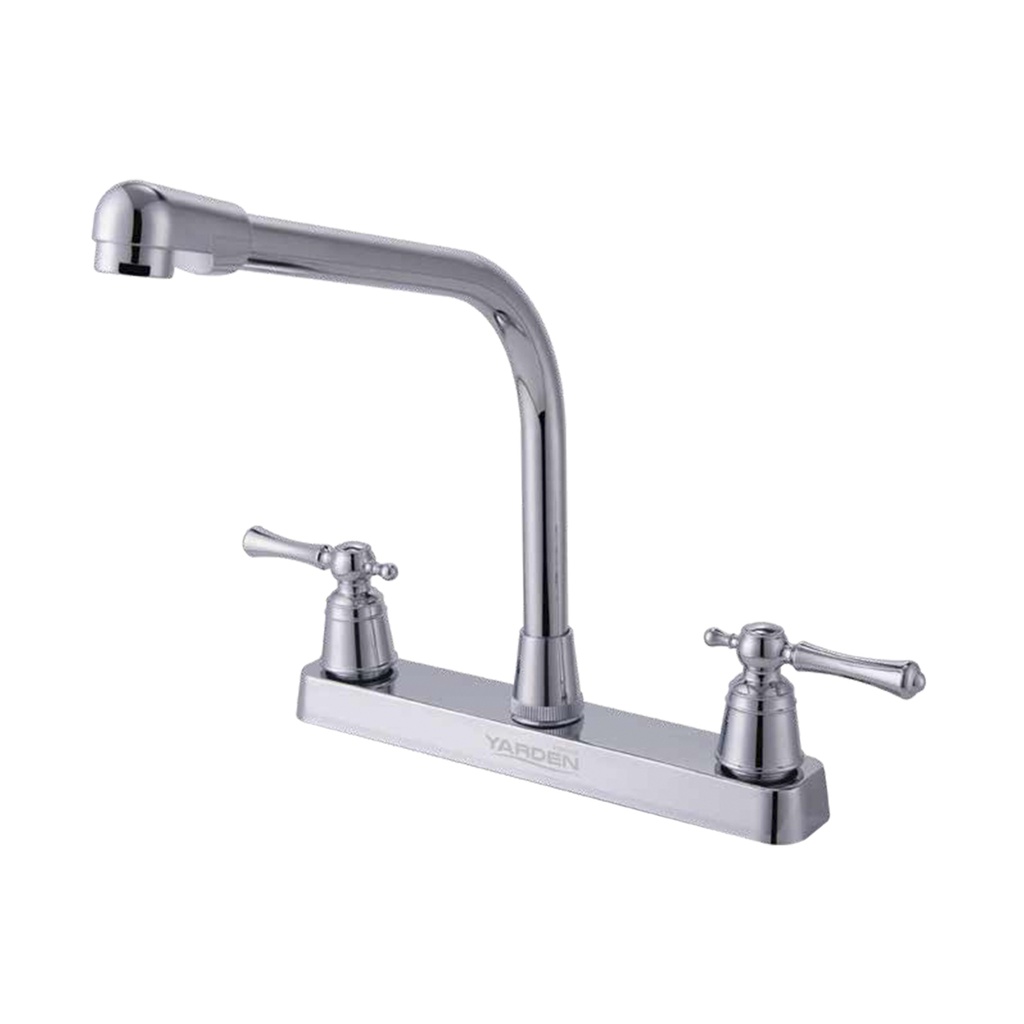 MEZCLADORA ABS FREGADERO 8&quot;    CUELLO COBRA MANERAL PALANCA 