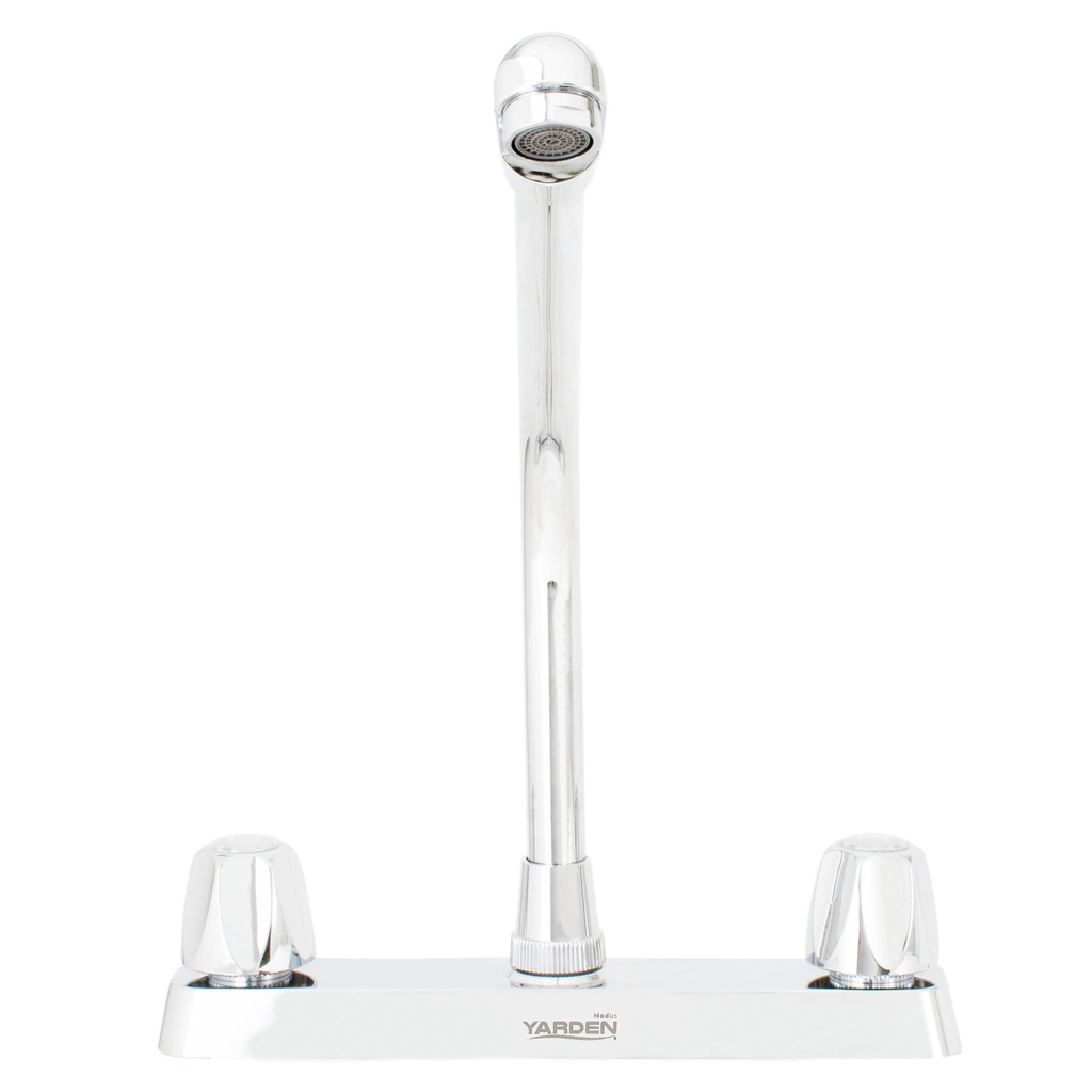 MEZCLADORA ABS FREGADERO 8&quot;    CUELLO COBRA MANERAL PUNTOS  
