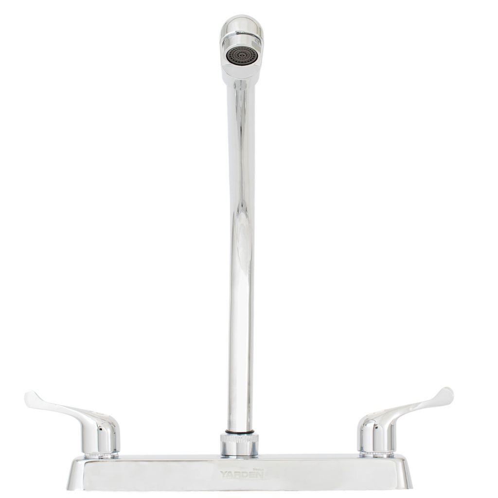 MEZCLADORA FREGADERO 8&quot; CUELLOCOBRA MANERAL PALANCA