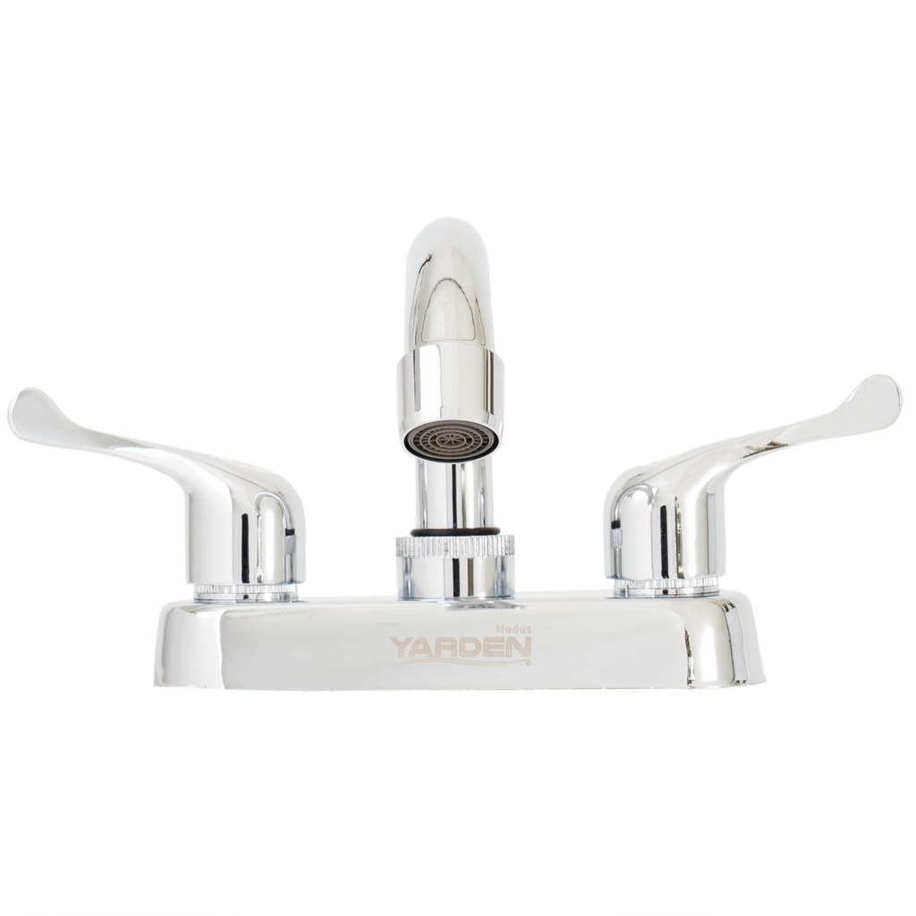 MEZCLADORA LAVABO 4&quot; CUELLO CURVO MANERAL PALANCA