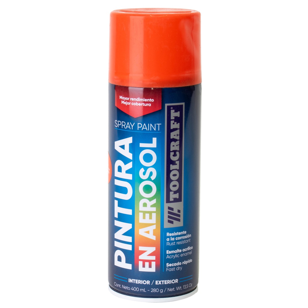 PINTURA AEROSOL NARANJA CHEVY