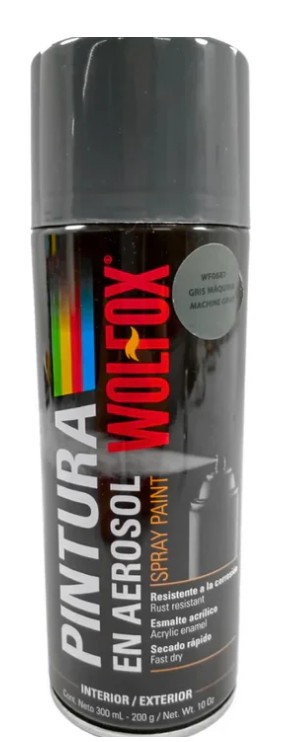 PINTURA EN AEROSOL GRIS MAQUINA