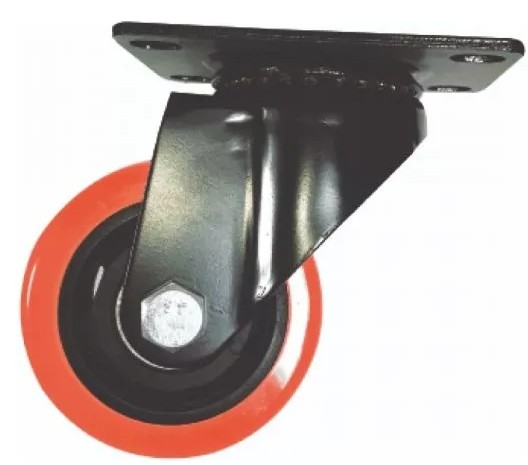 RODACHINES GIRA 4" PVC NARAN                                