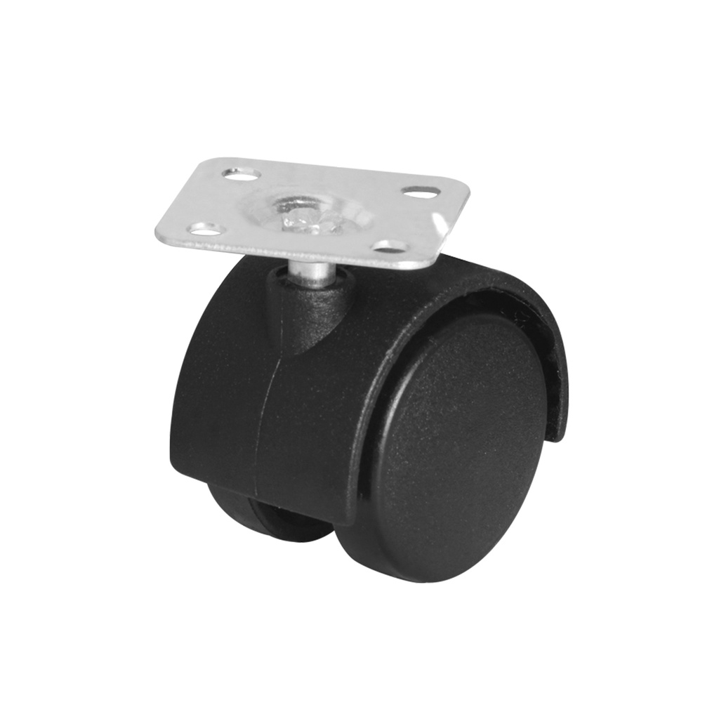 RODAJA DE NYLON CON PLACA 40MM(1 1/2") TIPO YOYO