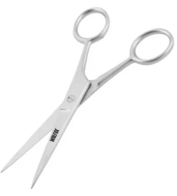 TIJERA PARA PELUQUERO SIN GANCHO 5 1/2" PULIDA