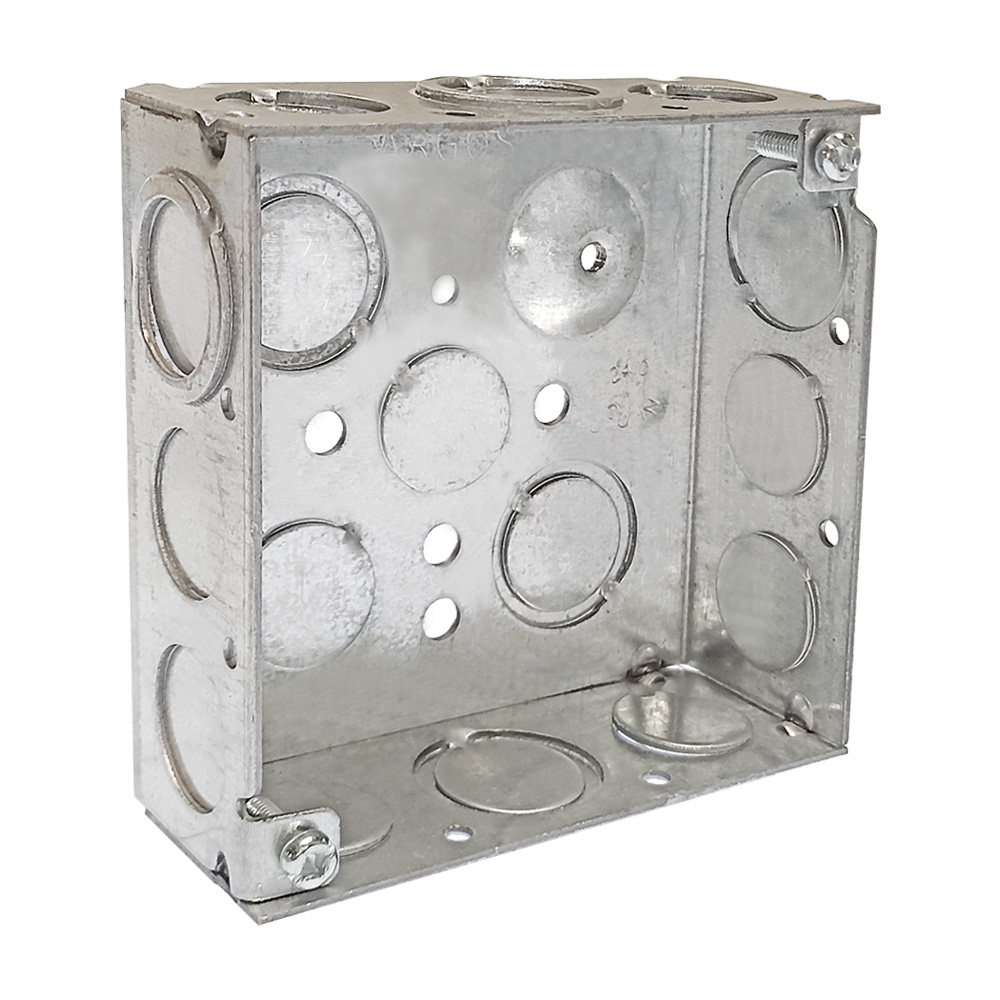 CAJAS METALICAS CUADRADAS REFORZADA  OCTAGONAL